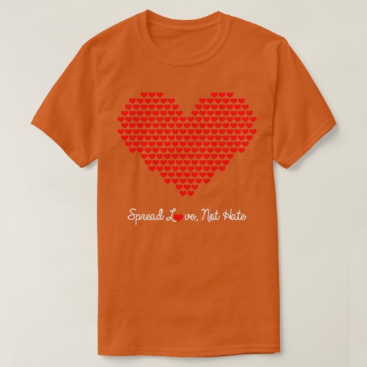 愛を広げて憎まない贈り物 Tシャツ (デザイン正面)