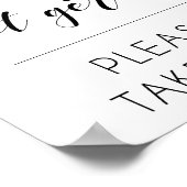 愛を広げて発芽しない徴候 ポスター (角)