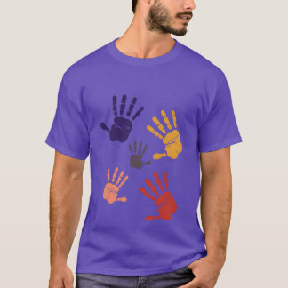愛を広げるデザインがいっぱい友達 Tシャツ