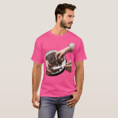 愛を広げるデザインの家族 Tシャツ (正面フル)