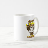 愛を広げ、コーヒーを飲む コーヒーマグカップ (正面右)