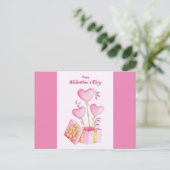 愛を広めようバレンタインデー ポストカード (スタンド正面)