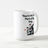 愛を広める🐨💖 コーヒーマグカップ (正面右)