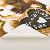 愛を広める：ゴールデンレトリバーと"愛されている" シェルパブランケット (3/4)