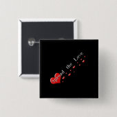 愛を広める 缶バッジ (正面&裏面)