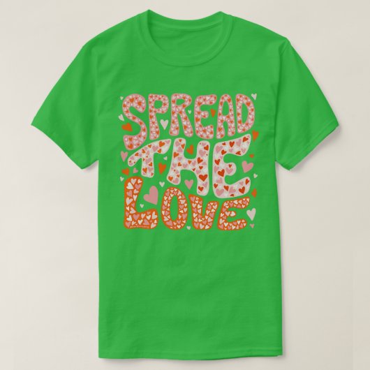 愛を広める Tシャツ (デザイン正面)