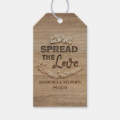 愛を広め結婚る ギフトタグ (正面)