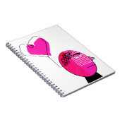 愛を心に抱く黒人とピンク人 ノートブック (右側)