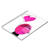 愛を心に抱く黒人とピンク人 ノートブック (左側)