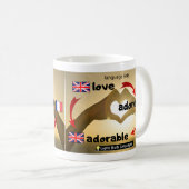 愛を愛する人に愛される コーヒーマグカップ (正面右)