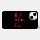 愛を感じるスピードメーター Case-Mate iPhoneケース (裏面 (横))