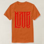 愛を憎む Tシャツ (デザイン正面)