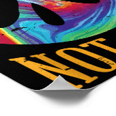 愛を戦争ではなく作る – 平和のシンボルのサイン ポスター (角)