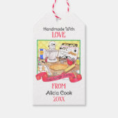 愛を手作りで交換パーソナライズされたする ギフトタグ (正面)