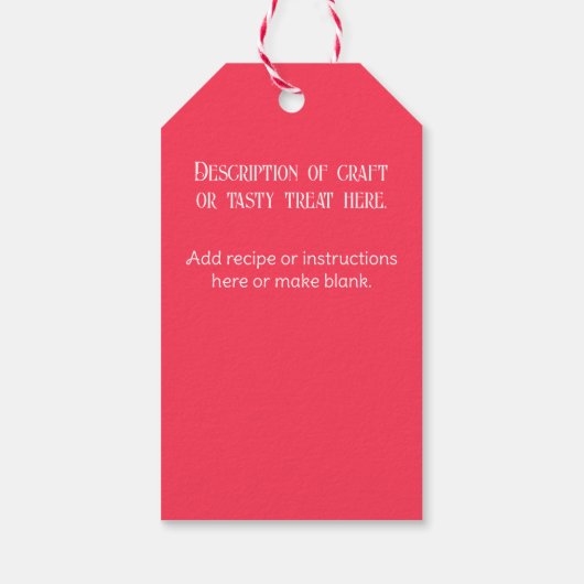 愛を手作りで交換パーソナライズされたする ギフトタグ (裏面)