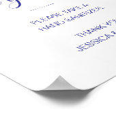 愛を拡散しないBlue Hand Sanitizer'結婚s ポスター (角)