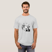 「愛を持ってあなたのために」 Tシャツ (正面フル)