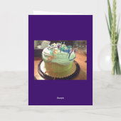 愛を持って娘は母の日を幸せに…… カード (裏面)