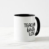 愛を持って教える Teacher への感謝のギフト マグカップ (正面右)