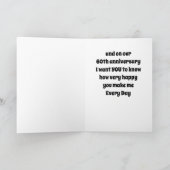 愛を持って**60**年結婚を迎える日に カード (内部)