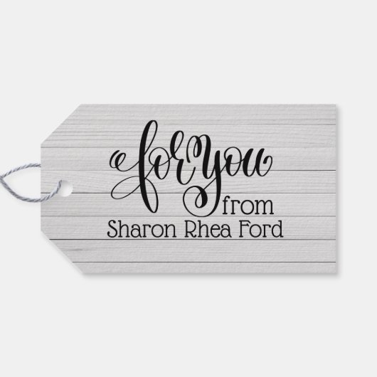 愛を持つあなたのために ギフトタグ (裏面横)