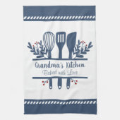 愛を持つグランドマスキ焼いたッチンカスタマイズ可能 キッチンタオル (縦)