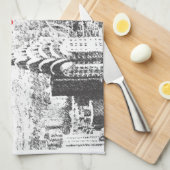 愛を持つニューヨーク キッチンタオル (四つ折り)