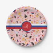 愛を持つロシアから – モノグラロシアのム ペーパープレート (正面)