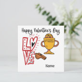 愛を持つ選手からのバスケットボールバレンタインデー カード (スタンド正面)