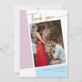 愛を捉えカスタム大切結婚る サンキューカード (正面)