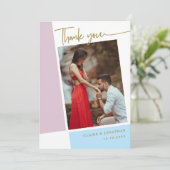 愛を捉えカスタム大切結婚る サンキューカード (スタンド正面)