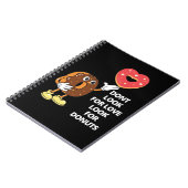 愛を探さないでドーナツを探すノートブック ノートブック (左側)