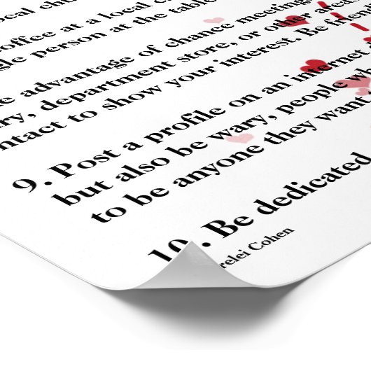 愛を探して ポスター (角)