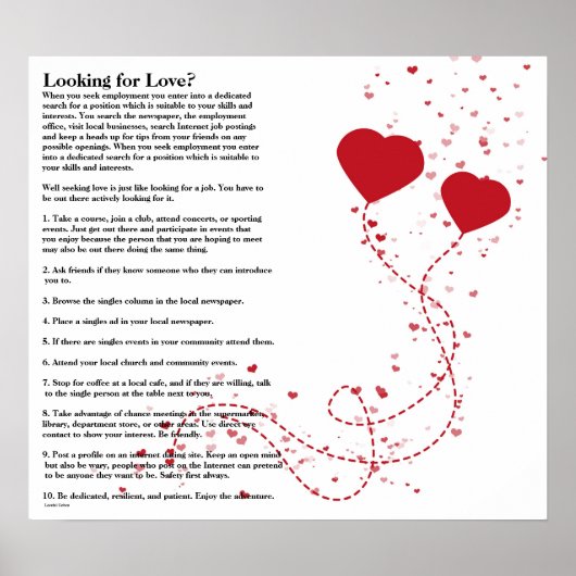 愛を探して ポスター (正面)