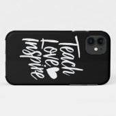 愛を教え、感動を与える教師の日ギフト教師生活 Case-Mate iPhoneケース (裏面(横))