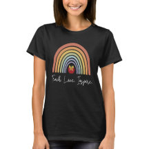 愛を教え、感動を与える かわいい先生Tシャツ
