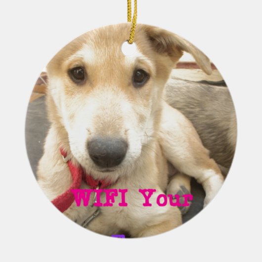 愛を日々伝えたい セラミックオーナメント (正面)