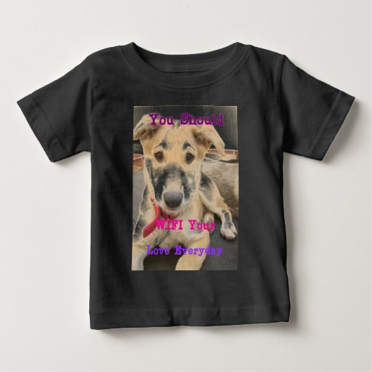 愛を日々伝えたい ベビーTシャツ (正面)