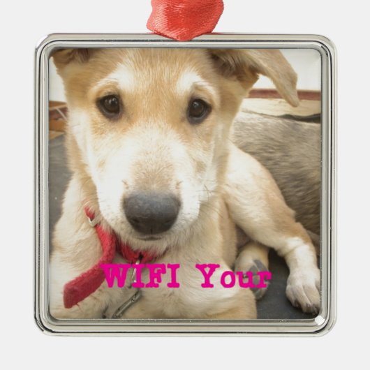 愛を日々伝えたい メタルオーナメント (正面)