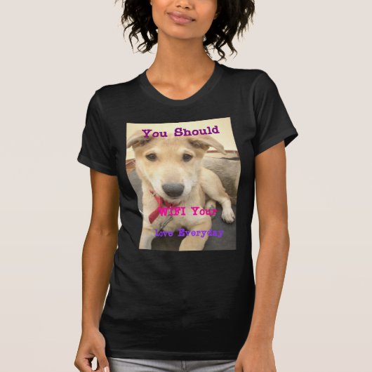 愛を日々伝えたい Tシャツ (正面)