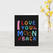 愛を月と星に届けるほど（空白部分） カード (黄色い花)