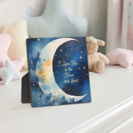 愛を月と星の向こうまで フォトプラーク