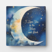 愛を月と星の向こうまで フォトプラーク (正面)