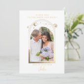 愛を月にまで写真 天体 ホワイト ゴールド シーズンカード (スタンド正面)