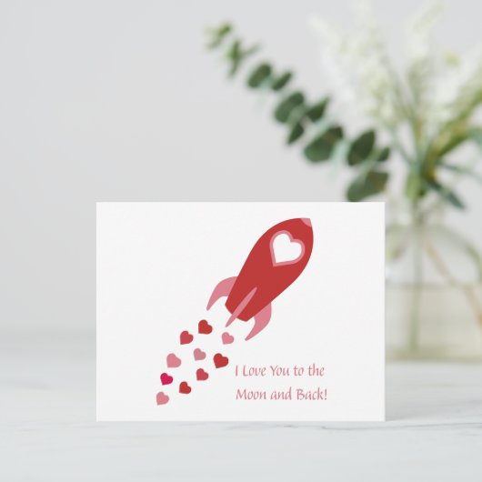 愛を月までとその先までロケット船 シーズンポストカード (スタンド正面)