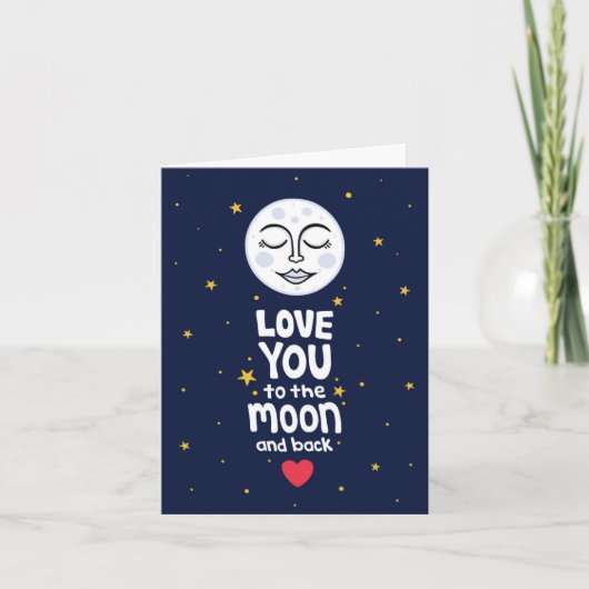 愛を月までとその先まで カード (正面)