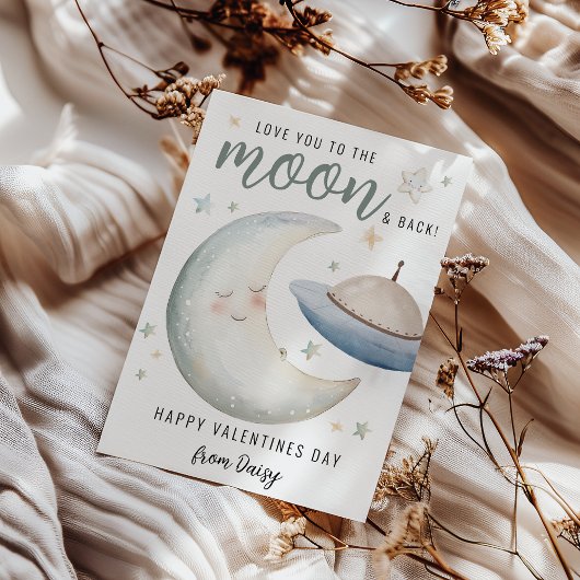 愛を月までとその向こうまで｜バレンタイン 招待状