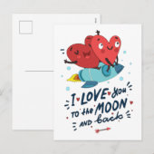 愛を月までとそれを超えて シーズンポストカード (正面/裏面)