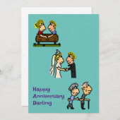 愛を永遠に続けるアニバーサリー 招待状 (正面/裏面)