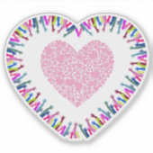 愛を求める気持ち シール (正面)